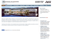Desktop Screenshot of economics.uni-linz.ac.at